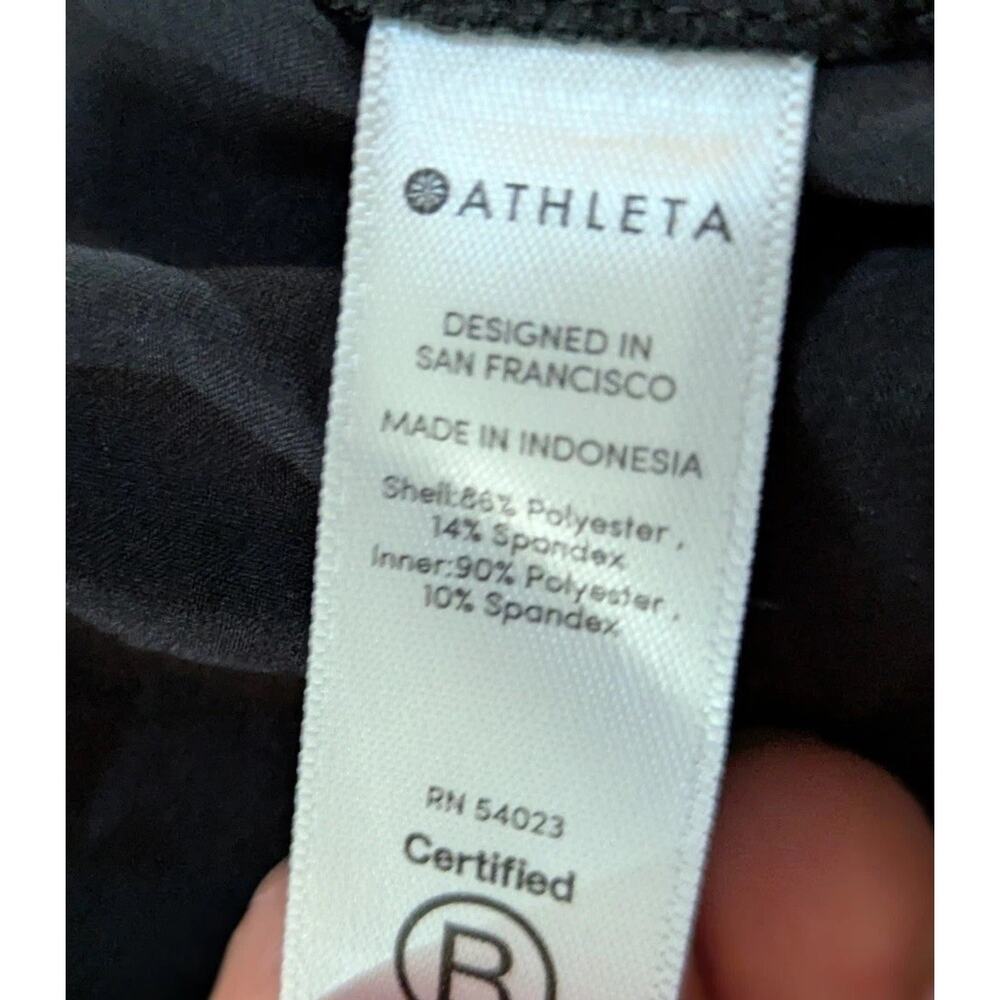 Athleta Skyline Skort Athletic Skirt Womens 0 Black Stretch - Picture 8 of 14